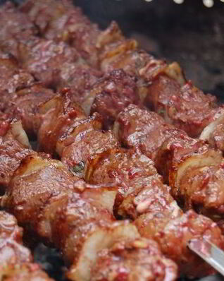 Шашлык из телятины диетический