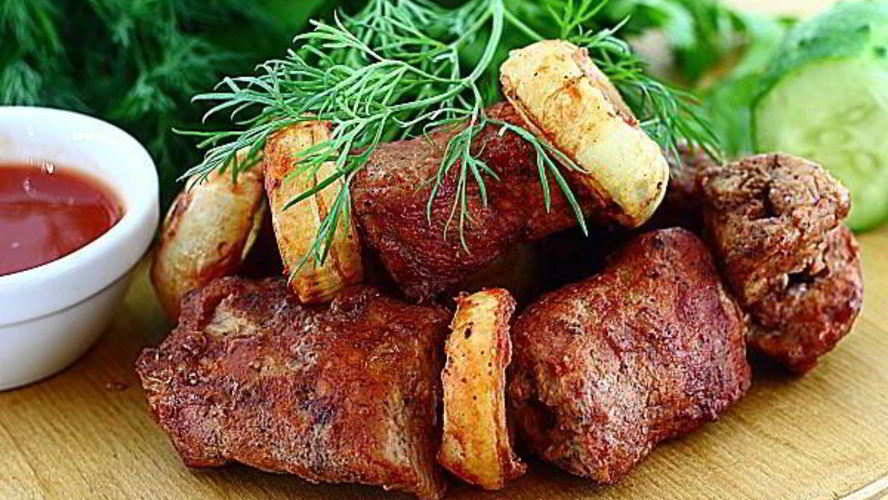 Рецепт шашлыка на гриле в томатном соке