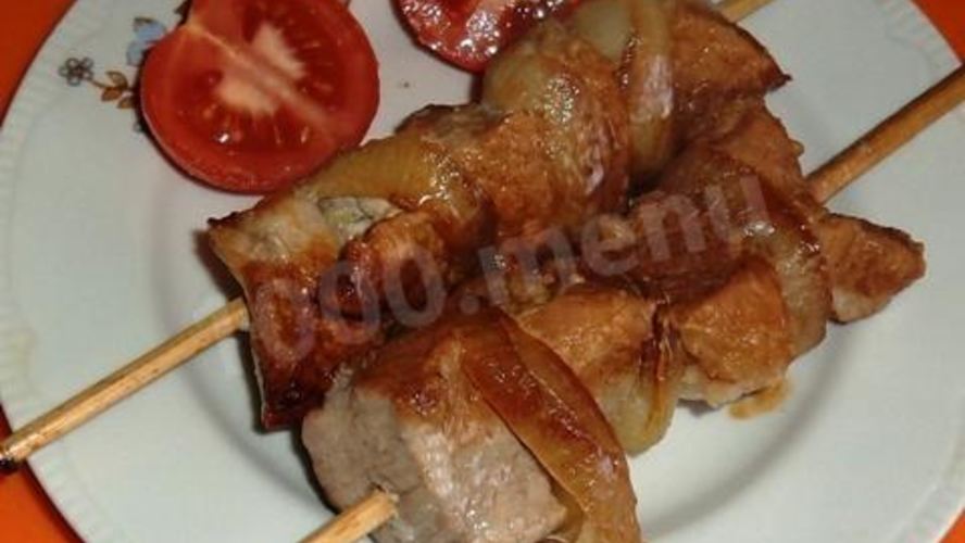 Рецепт шашлыка на сковороде