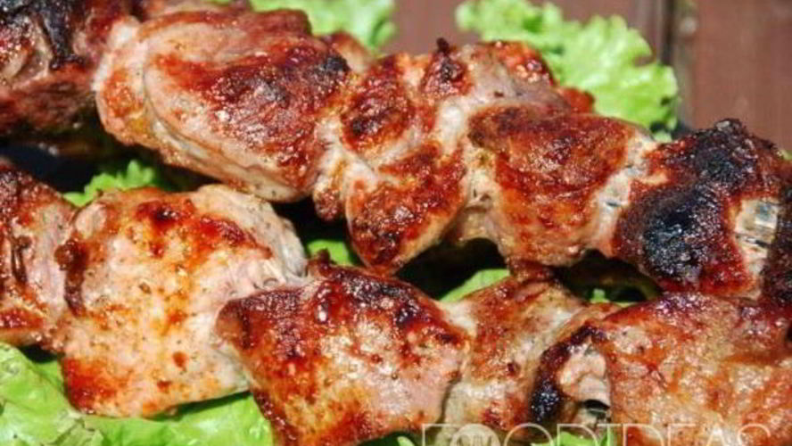 Рецепт шашлыка с киви