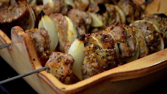 Рецепт Шашлыка свиного с маринадом Монреаль