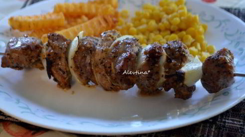 шашлык свиной с маринадом монреаль