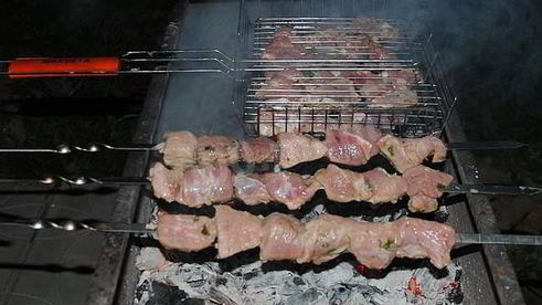 шашлык в пиве из свинины