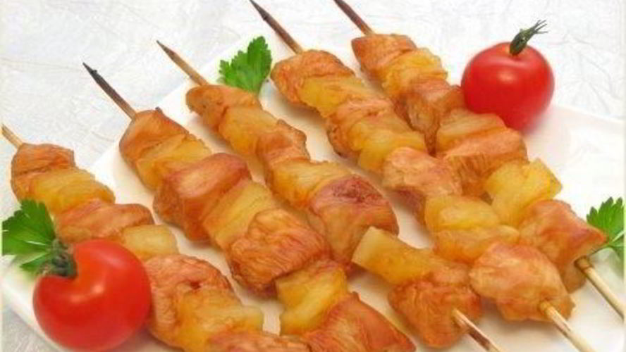 Рецепт шашлыков домашних с куриным филе и помидорами