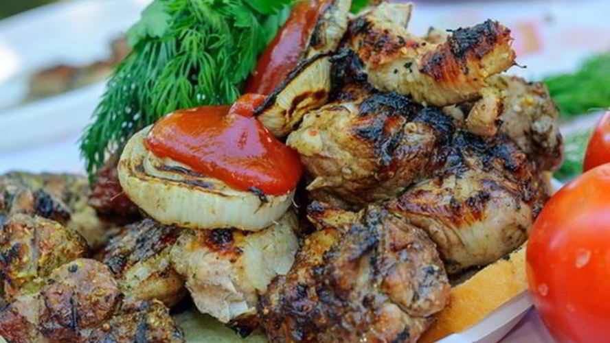 Рецепт свиного шашлыка в уксусном маринаде