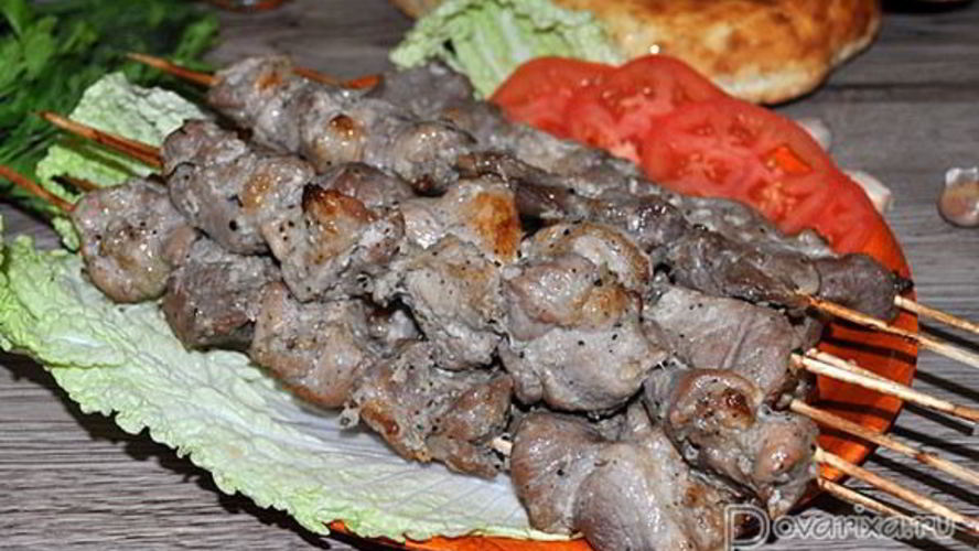 Рецепт свиных шашлыков в духовке