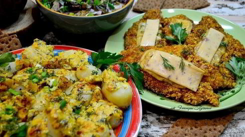 шницель из куриной грудки