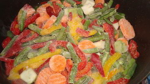 мини стейки на гриле с овощами