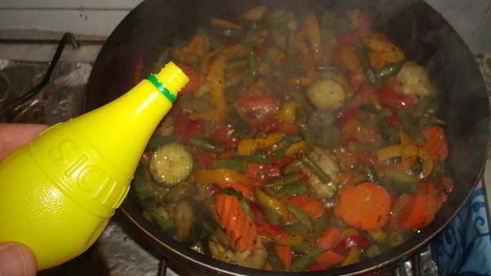 мини стейки на гриле с овощами