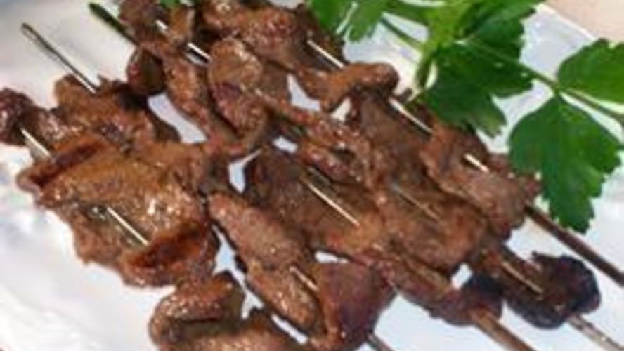 Рецепт шашлычков из стейка по-восточному