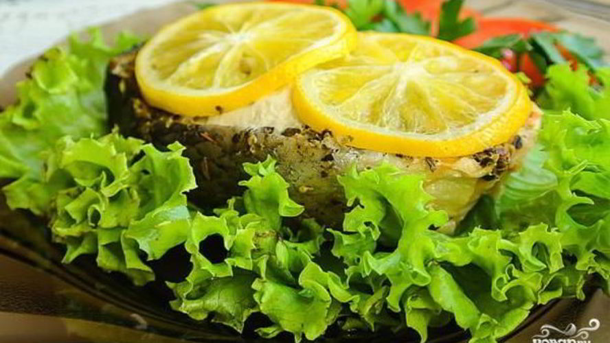 Рецепт стейка из семги в фольге