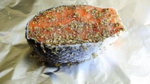 стейк из семги в фольге