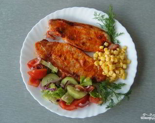 Стейк из свинины в аэрогриле