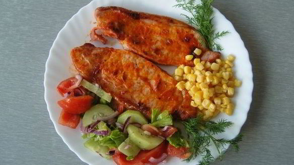 Рецепт Стейка из свинины в аэрогриле