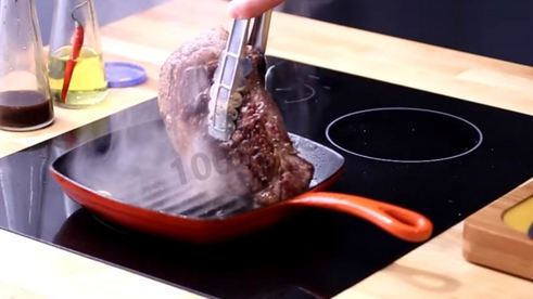 стейк рибай на сковороде