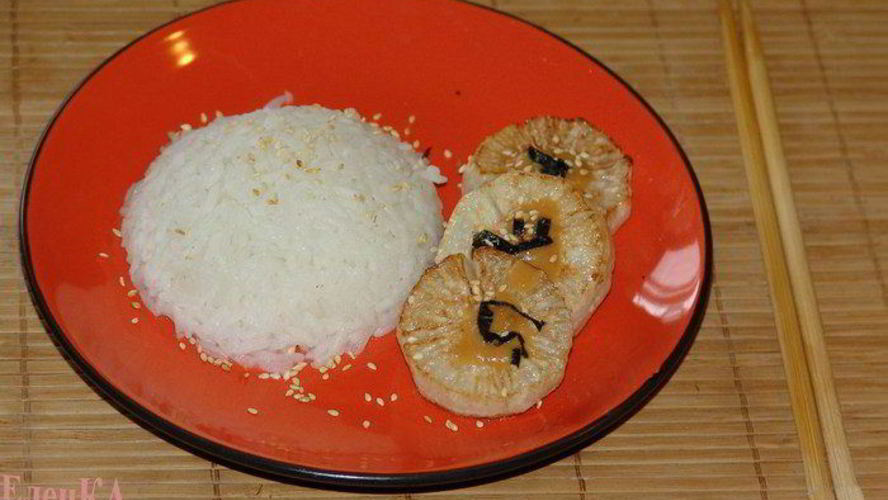 Рецепт стейков из дайкона