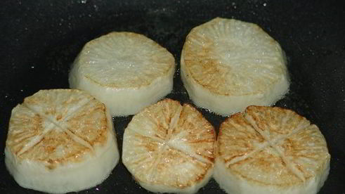 стейки из дайкона