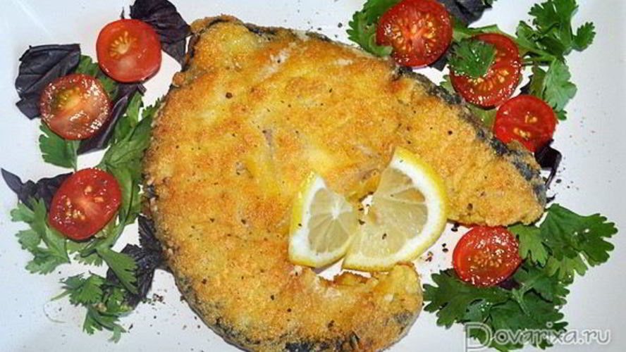 Рецепт жареных стейков акулы