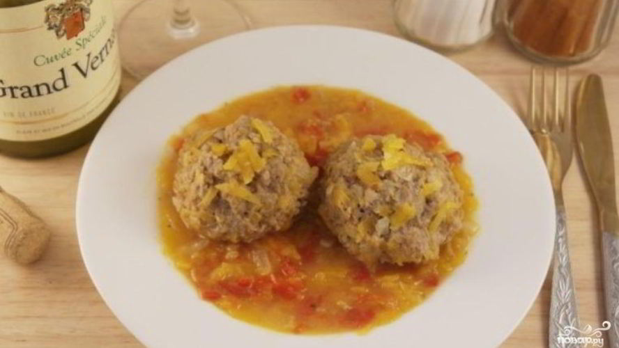 Рецепт диетических тефтелей из говядины
