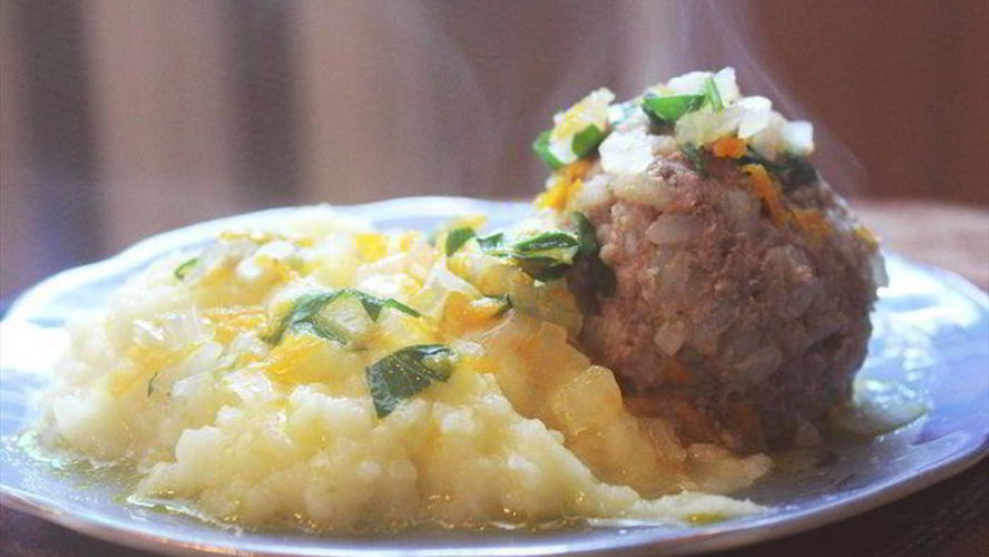 Рецепт фаршированных перепелиными яйцами тефтели