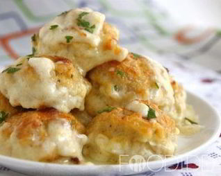 Куриные тефтели в сливочном соусе