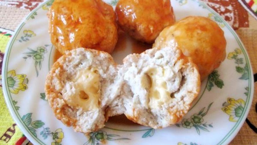 Рецепт куриных тефтелек с сыром