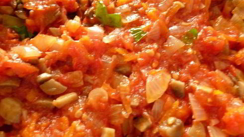 рыбно-грибные тефтельки, запеченные с овощами