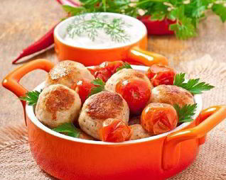 Сочные куриные тефтели