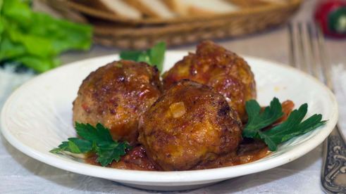 тефтели без риса с подливкой в духовке