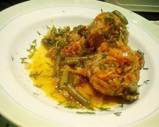 Тефтели с гарниром