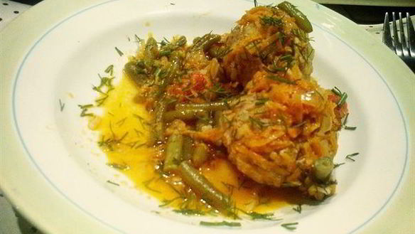 Рецепт Тефтелей с гарниром