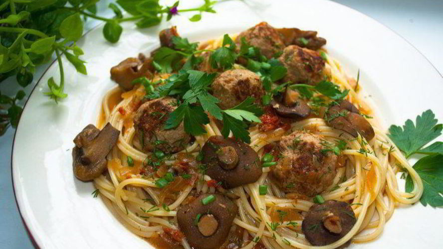 Рецепт тефтелей с лесными грибочками