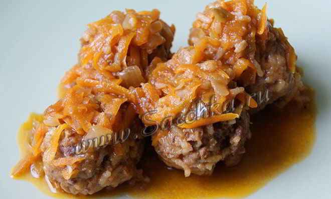 Тефтели с рисом