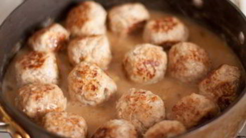 тефтели с яблоком