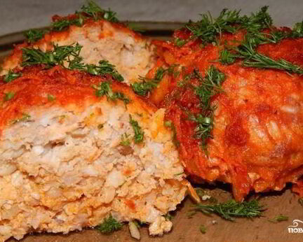 Тефтели в овощном соусе