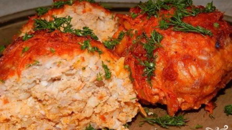 Рецепт тефтелей в овощном соусе