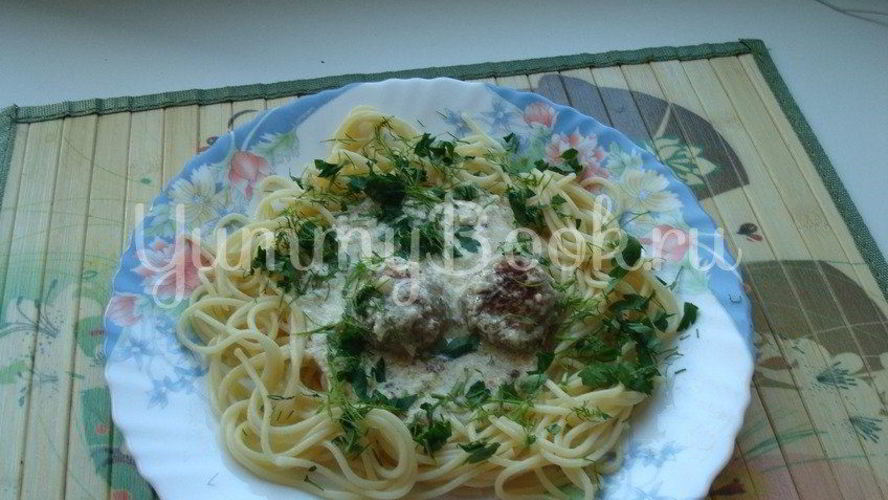 Рецепт тефтелей в сливочном соусе