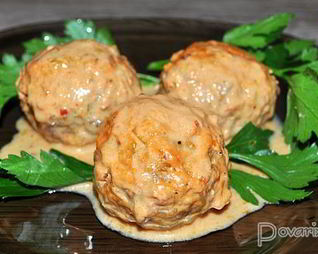 Тефтели, запеченные в рукаве