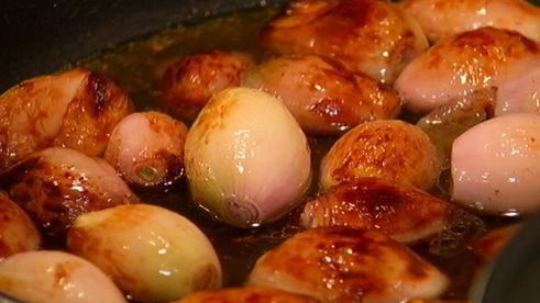 тефтельки из ягнятины с инжиром и луком-шалотом