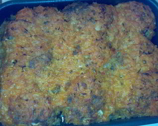 Тефтельки, запеченные с морковкой