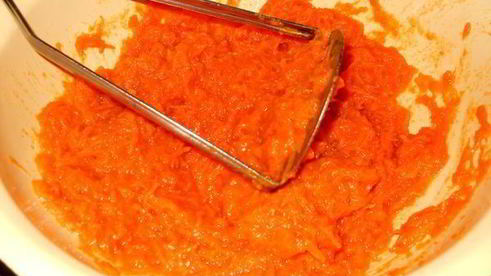 тыквенные ньокки на пару