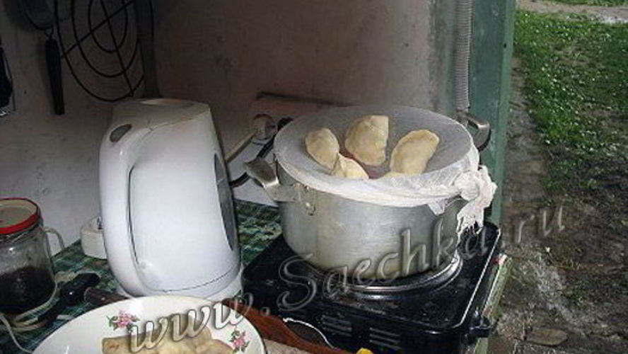 Рецепт паровых вареников