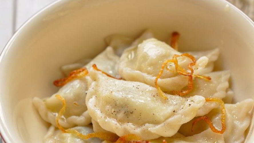 Рецепт постных вареников с картофелем