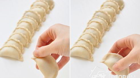 постные вареники с картофелем