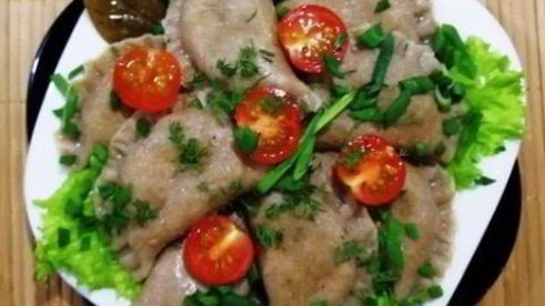 цельнозерновые вареники с тунцом и моцареллой