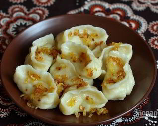 Украинские вареники с картошкой