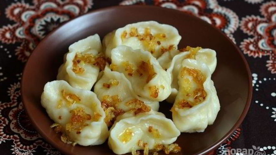 Рецепт украинских вареников с картошкой