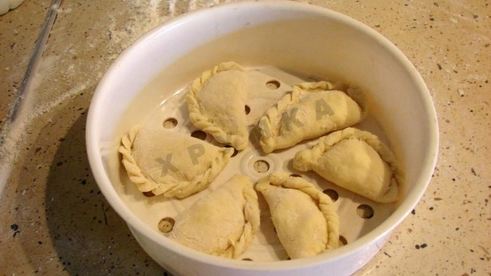 вареники на пару на кефире