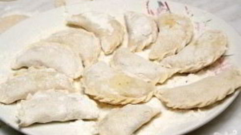 вареники с капустой