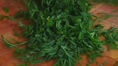 вареники с картофелем, беконом и укропом